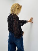 Blouse Imprimé Cachemire Fil Lurex – Image 5