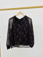 Blouse Imprimé Cachemire Fil Lurex – Image 2