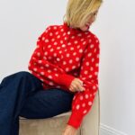 Gilet Motif Pois
