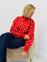 Gilet Motif Pois
