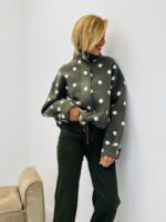 Gilet motif gros pois – Image 7