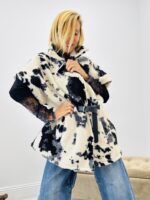 Veste sans manches motif vache