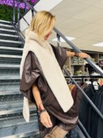 Poncho fausse fourrure - Marque Giovanni – Image 9