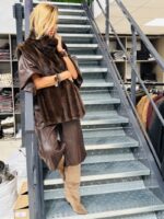 Poncho fausse fourrure - Marque Giovanni – Image 5