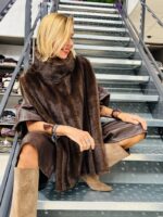 Poncho fausse fourrure - Marque Giovanni – Image 6