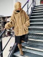 Manteau Capuche Fausse Fourrure - Marque Giovanni – Image 7