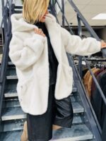 Manteau Capuche Fausse Fourrure - Marque Giovanni – Image 4