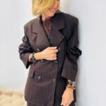 Veste Rayé Costume