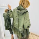 Veste Capuche Dentelle