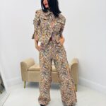 Pantalon Effet Tapisserie - Marque ANGE