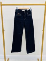 Jeans Brodé Coupe Wide Leg – Image 2