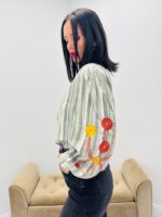 Chemise rayée brodée – Image 5
