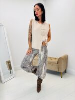 Jean imprimé animalier – Image 3