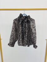 Blouse Col Bardot Imprimé Léopard – Image 2