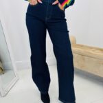 Jeans Strass Coupe Wide Leg