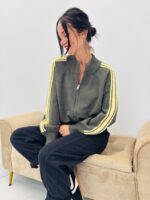 Gilet rayé bicolore