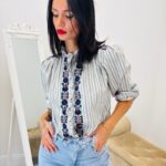 Chemise brodée