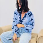 Blouse brodée