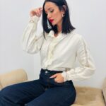 Chemise Col Dentelle