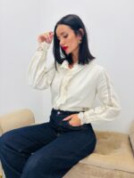 Chemise Col Dentelle