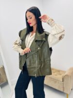 Veste Sans Manches Simili – Image 7