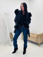 Manteau capuche fausse fourrure - Marque GIOVANNI – Image 5