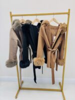 Manteau capuche fausse fourrure - Marque GIOVANNI – Image 2