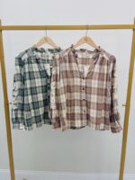 Chemise Carreaux Brodée – Image 2