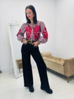 Chemise Carreaux Brodée En Coton – Image 8