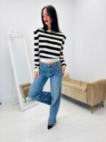 Pull Rayé avec Épaulettes – Image 5