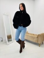 Veste coupe courte en fausse fourrure – Image 6