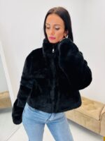 Veste coupe courte en fausse fourrure – Image 7