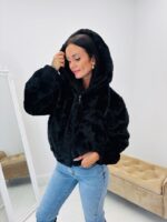 Veste à capuche en fausse fourrure – Image 8