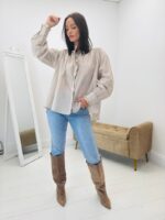 Chemise oversize rayée