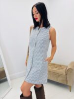 Robe Chasuble Rayures – Image 4