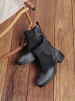 Bottines Kaki à Motifs Léopard – Image 4