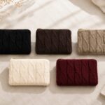 Pochette tricot torsadé