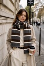 Écharpe Rayée Chic