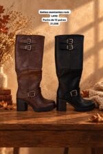 Bottes montantes rock – Image 2