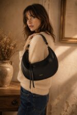 Sac lune simili cuir