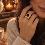 Bague détail pierre