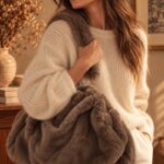 Grand sac fausse fourrure
