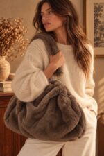 Grand sac fausse fourrure