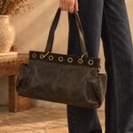 Sac simili cuir détail rivets