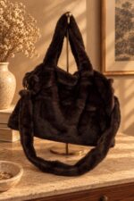 Grand sac fausse fourrure – Image 5