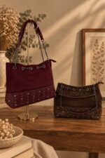 Sac suédine détail rivets et clou – Image 3