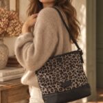 Sac seau léopard