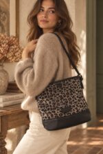 Sac seau léopard