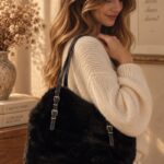 Grand sac fausse fourrure