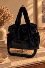 Grand sac fausse fourrure – Image 4